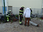 Oefening Brand Wegvervoer Auto Vaart Buitenpost